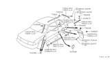 Diagram for 1985 Nissan Stanza Mud Flaps - 76860-D1600