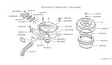 Diagram for Nissan Stanza Air Filter Box - 16500-D2100