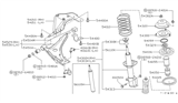 Diagram for Nissan Stanza Shock Absorber - 56110-D1125