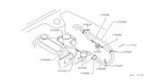 Diagram for 1982 Nissan Stanza Fuel Filter - 16400-D0100