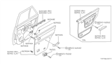 Diagram for 1984 Nissan Stanza Ashtray - 96502-D3010