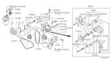 Diagram for 1987 Nissan Stanza A/C Idler Pulley - 11945-D1100