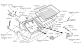 Diagram for Nissan Sentra Door Striker - 90570-D0800