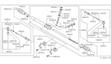 Diagram for 1983 Nissan Stanza Steering Gear Box - 48100-D1201