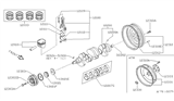 Diagram for Nissan Stanza Flywheel - 12310-D1701
