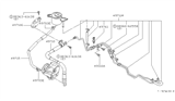 Diagram for 1984 Nissan Stanza Power Steering Hose - 49723-D0310