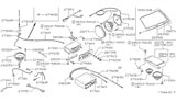 Diagram for Nissan Hardbody Pickup (D21U) Body Mount Hole Plug - 01658-00551