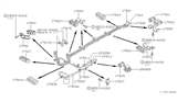 Diagram for 1983 Nissan 720 Pickup Fuel Filler Neck - 08742-20020