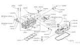 Diagram for 1982 Nissan Stanza Cylinder Head - 11041-D1700