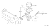 Diagram for 1986 Nissan Stanza Fuel Pump - 17011-D0311