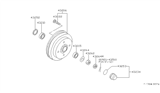 Diagram for 1985 Nissan Stanza Brake Drum - 43202-D0101