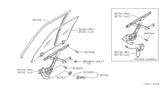 Diagram for 1986 Nissan Stanza Window Motor - 80730-D0300