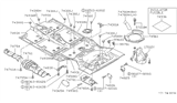 Diagram for 1982 Nissan Stanza Exhaust Heat Shield - 74751-D1600