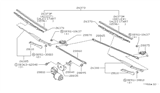 Diagram for Nissan Stanza Wiper Motor - 28810-D1600