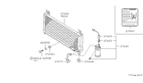 Diagram for Nissan Stanza A/C Condenser - 92100-D3400