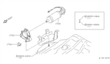 Diagram for Nissan Stanza Fuel Pump - 17011-D3300