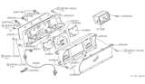 Diagram for 1985 Nissan Stanza Instrument Cluster - 24880-D3005