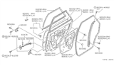 Diagram for 1984 Nissan Stanza Weather Strip - 82820-D0300