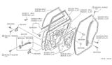 Diagram for 1984 Nissan Stanza Door Hinge - 82400-D0100