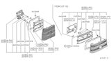 Diagram for 1982 Nissan Stanza Tail Light - 26556-D0100