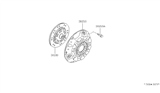 Diagram for Nissan Stanza Clutch Disc - 30100-D1700