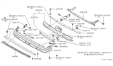 Diagram for 1985 Nissan Stanza Bumper - 62050-D1625