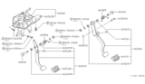 Diagram for 1982 Nissan Stanza Brake Pedal - 46520-D1200