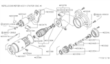 Diagram for Nissan Stanza Starter Motor - 23300-D0300