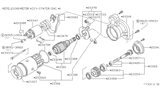 Diagram for 1982 Nissan Stanza Starter Motor - 23300-D0300