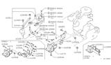 Diagram for 1984 Nissan Stanza Motor And Transmission Mount - 11353-D2100