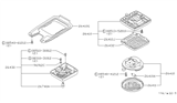 Diagram for 1985 Nissan Stanza Dome Light - 26410-W1010