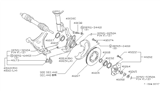 Diagram for Nissan Stanza Steering Knuckle - 40014-D0100