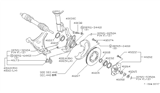 Diagram for Nissan Sentra Wheel Stud - 40222-D0100