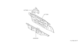 Diagram for Nissan Stanza Dash Panels - 67300-D1200