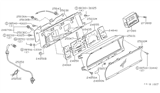 Diagram for 1984 Nissan Stanza Speedometer Cable - 25050-D1200