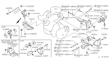 Diagram for 1982 Nissan Stanza Engine Mount - 11234-D0161