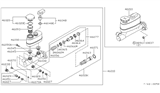 Diagram for Nissan Master Cylinder Repair Kit - 46073-D2810
