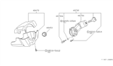 Diagram for 1983 Nissan Stanza Ignition Lock Assembly - 48700-D1625