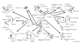 Diagram for 1985 Nissan Stanza Brake Proportioning Valve - 46400-D0103