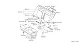 Diagram for 1984 Nissan Stanza Armrest - 88700-D2902