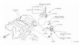 Diagram for Nissan Stanza EGR Tube - 14120-D0309