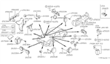 Diagram for 1986 Nissan Stanza Horn - 25610-N8200