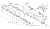 Diagram for 1989 Nissan Sentra CV Joint - 39711-70A26