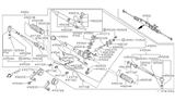 Diagram for 1988 Nissan Stanza Tie Rod End - 48510-53A26