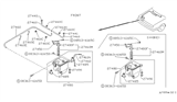 Diagram for 1989 Nissan Sentra Washer Reservoir - 28910-67A65