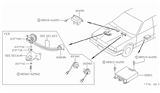 Diagram for 1987 Nissan Sentra Engine Control Module - 23710-61A00