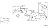 Diagram for 1990 Nissan Sentra Ashtray - 96511-50A02