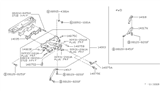 Diagram for 1990 Nissan Sentra Intake Manifold Gasket - 14035-84A01