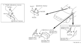 Diagram for 1987 Nissan Sentra Car Mirror - 96301-61A20