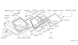 Diagram for 1989 Nissan Sentra Weather Strip - 90382-55A00